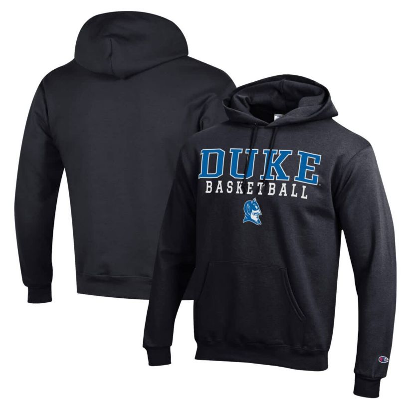 Duke Blue Devils NCAA Duke Devils Basketball Stack Pullover Hoodie