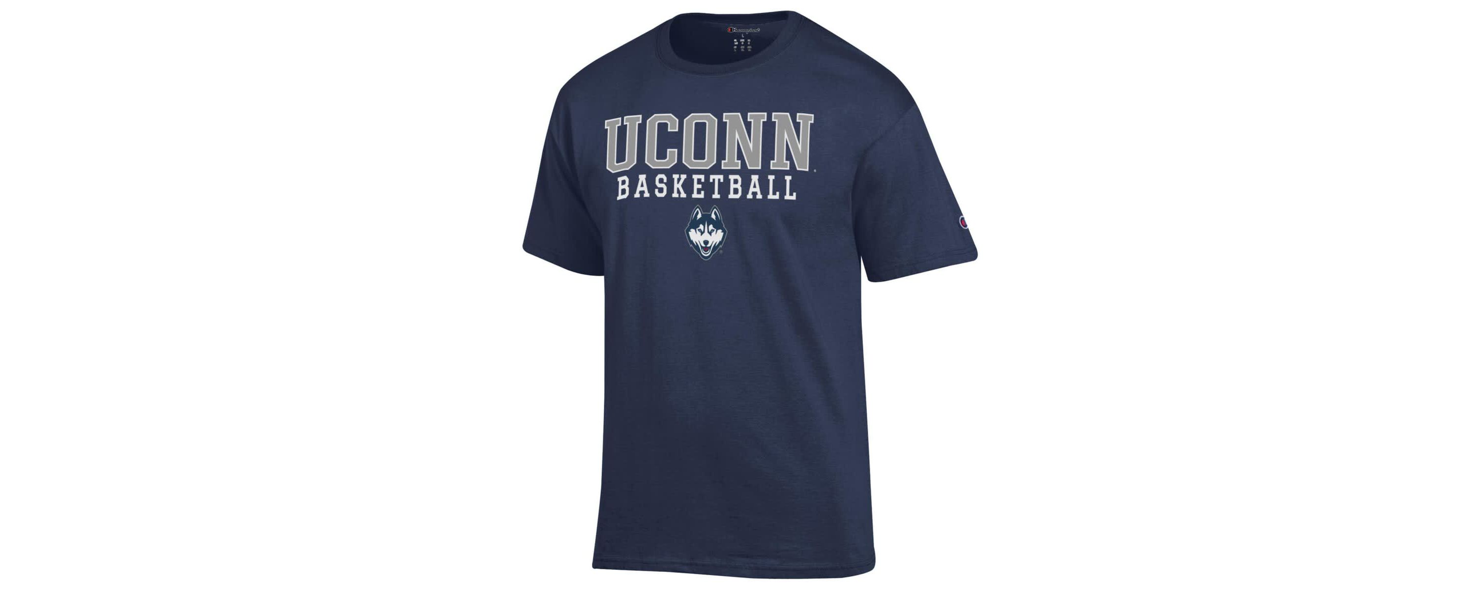 Connecticut Huskies NCAA UConn Huskies Basketball Stack T-Shirt