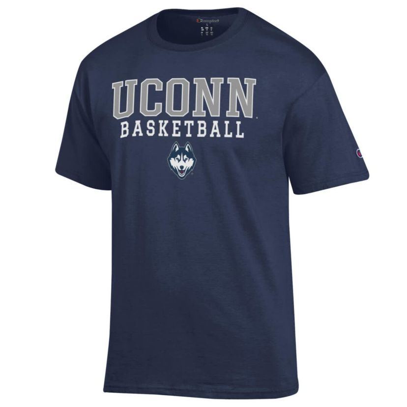 Connecticut Huskies NCAA UConn Huskies Basketball Stack T-Shirt