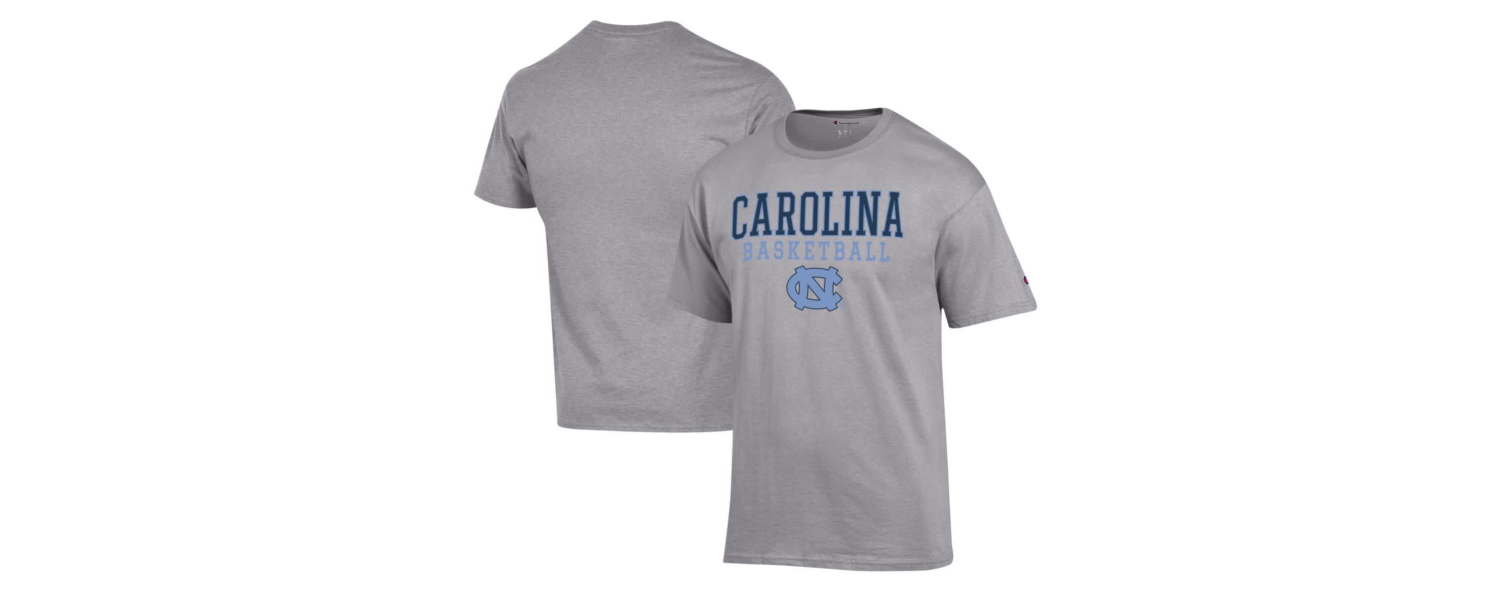 NCAA North Carolina Tar Heels Basketball Stack T-Shirt
