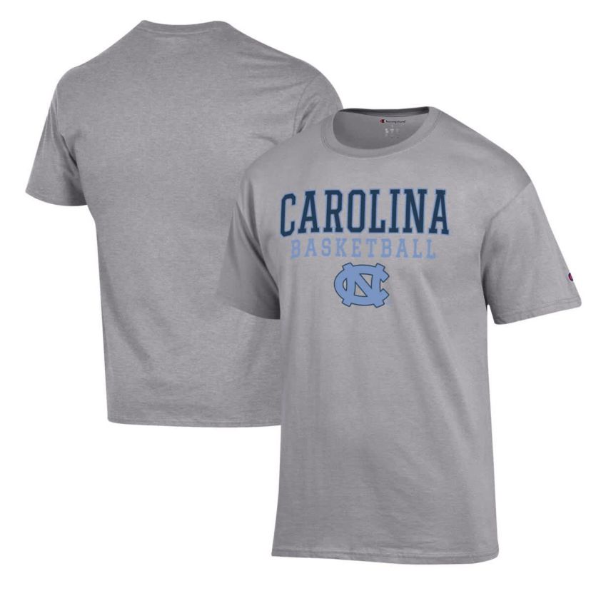 NCAA North Carolina Tar Heels Basketball Stack T-Shirt