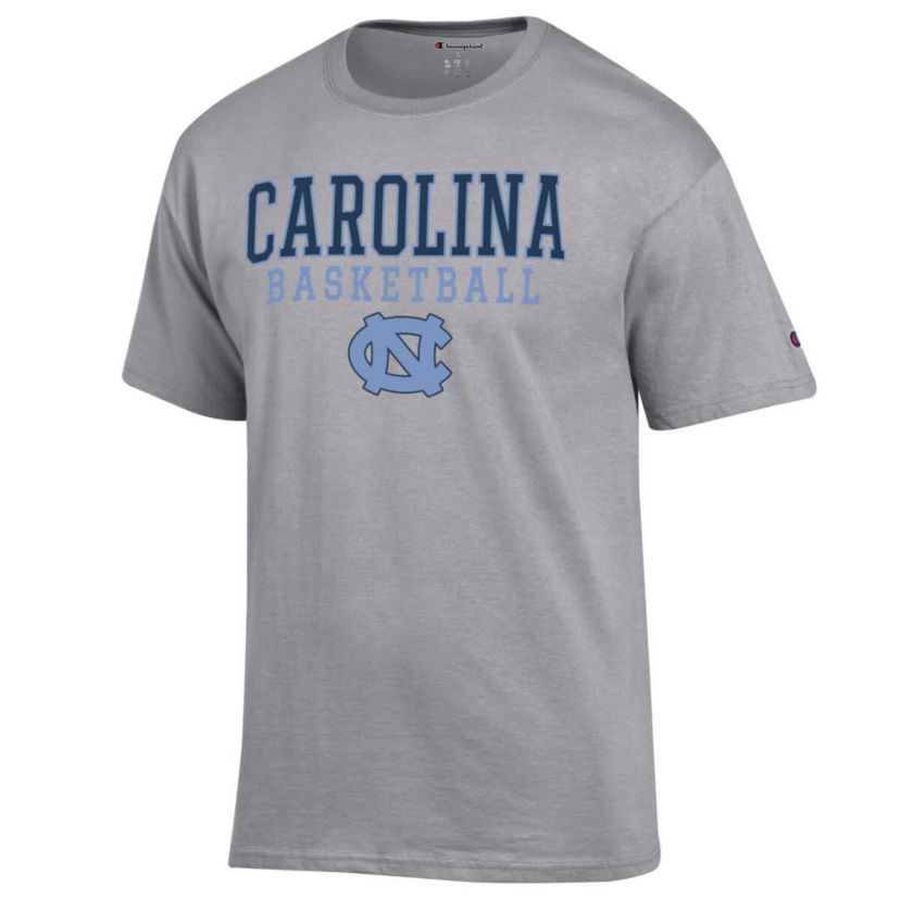 NCAA North Carolina Tar Heels Basketball Stack T-Shirt