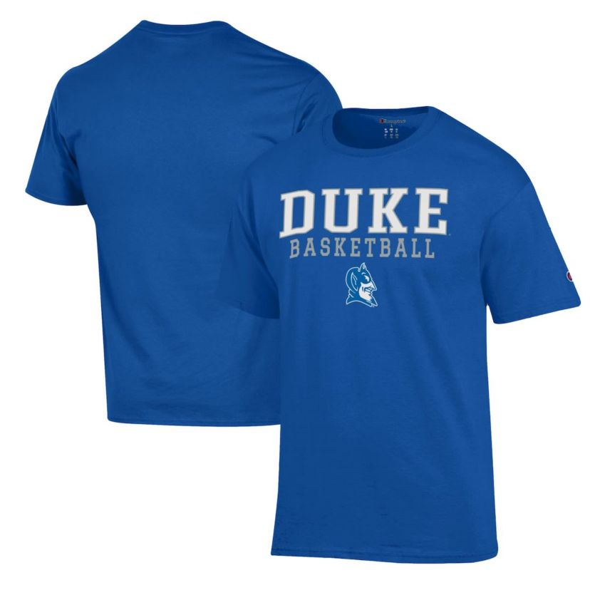 Duke Blue Devils NCAA Duke Devils Basketball Stack T-Shirt