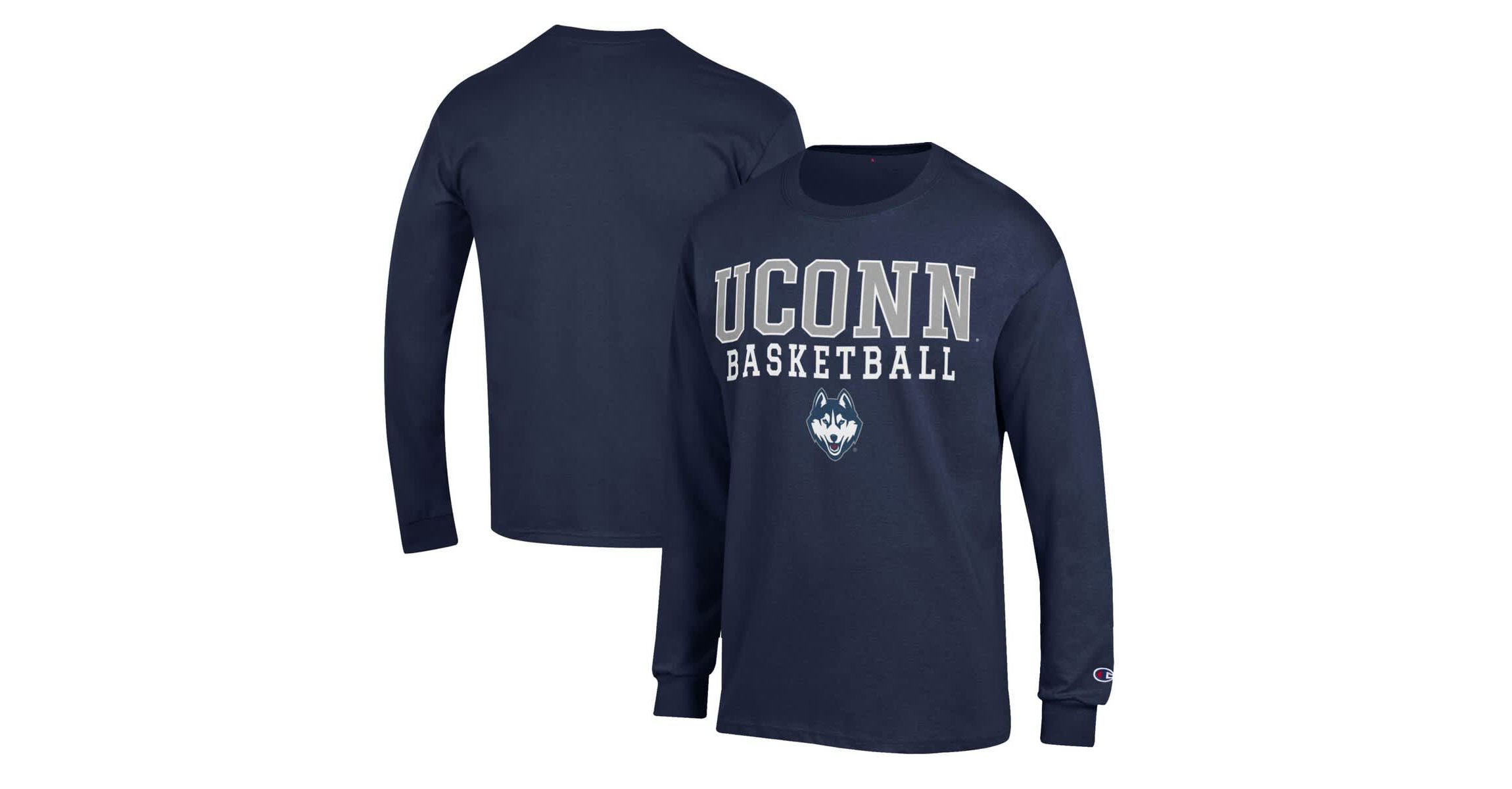 Connecticut Huskies NCAA UConn Huskies Basketball Stack Long Sleeve T-Shirt