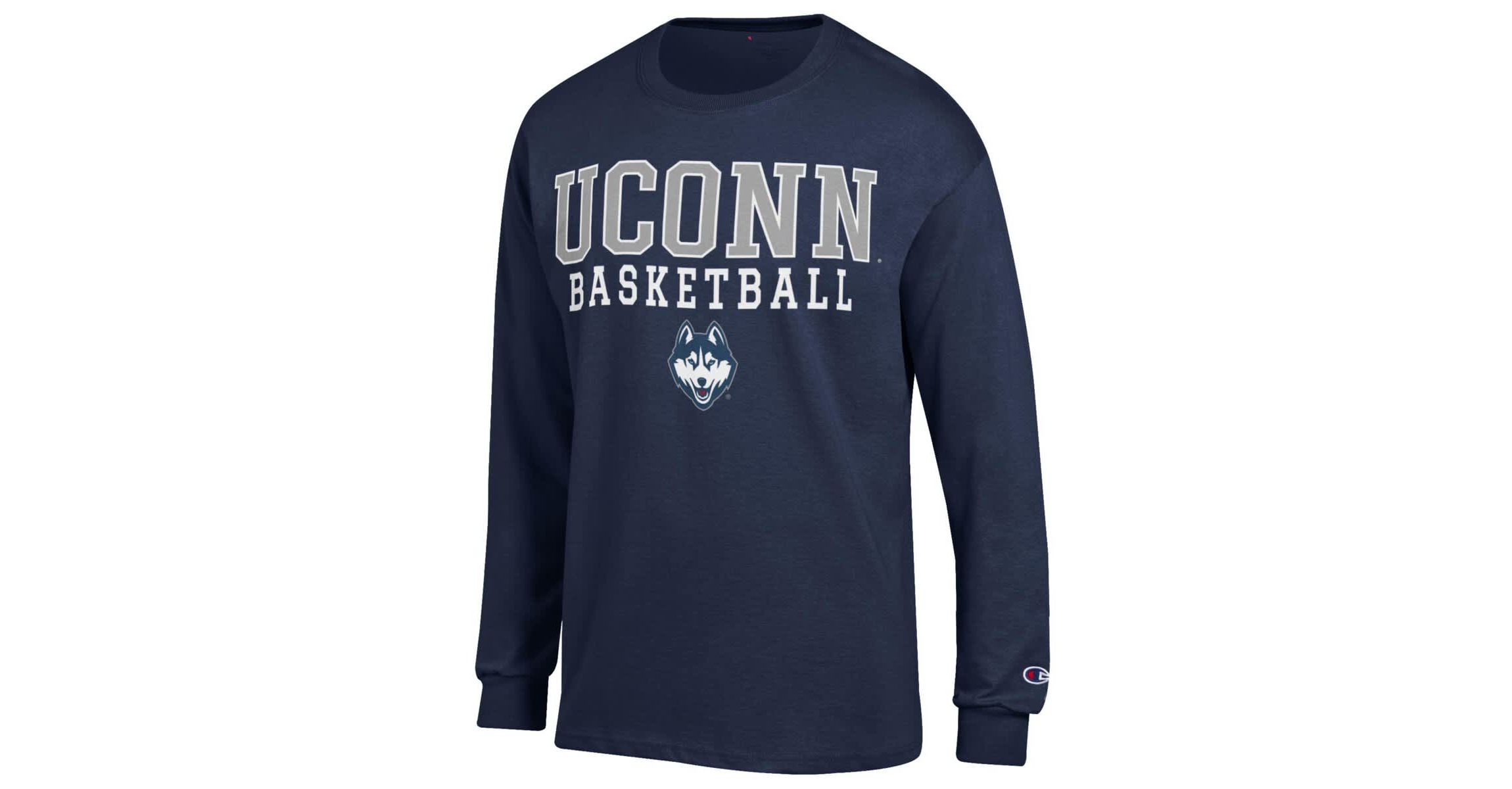 Connecticut Huskies NCAA UConn Huskies Basketball Stack Long Sleeve T-Shirt