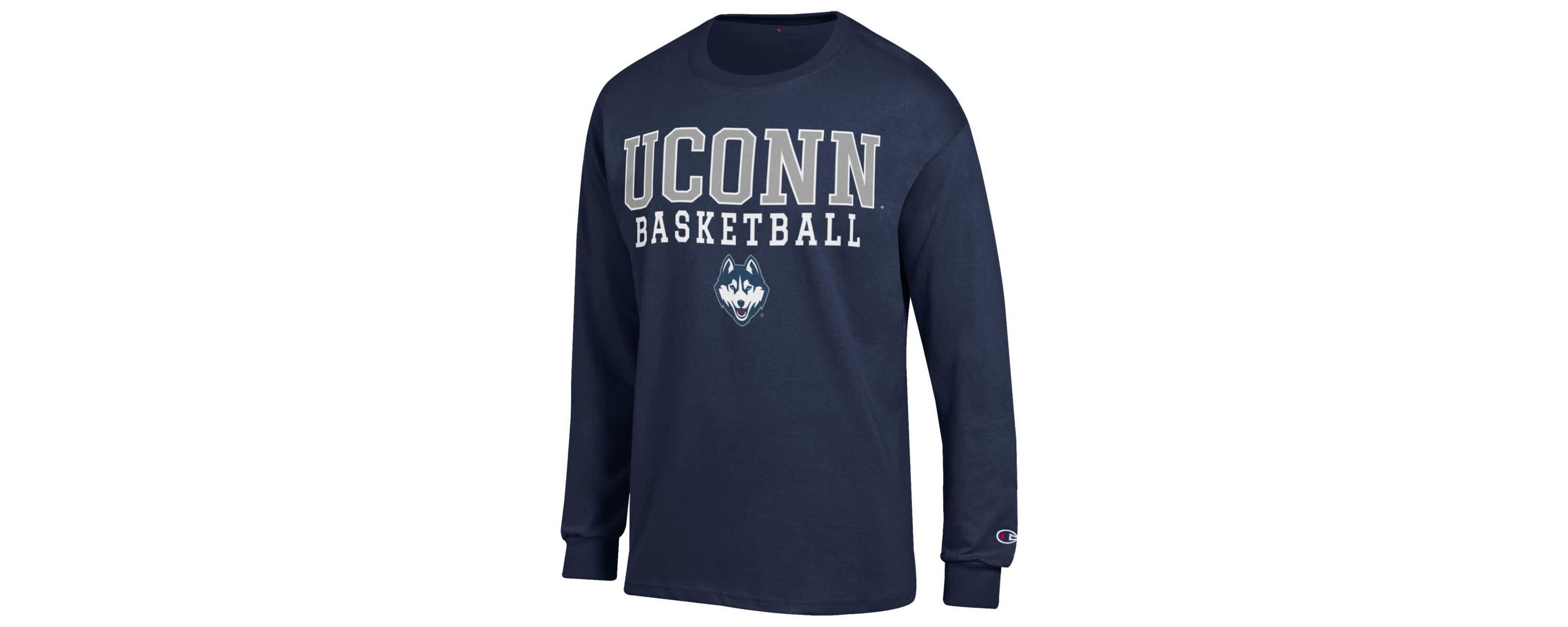 Connecticut Huskies NCAA UConn Huskies Basketball Stack Long Sleeve T-Shirt
