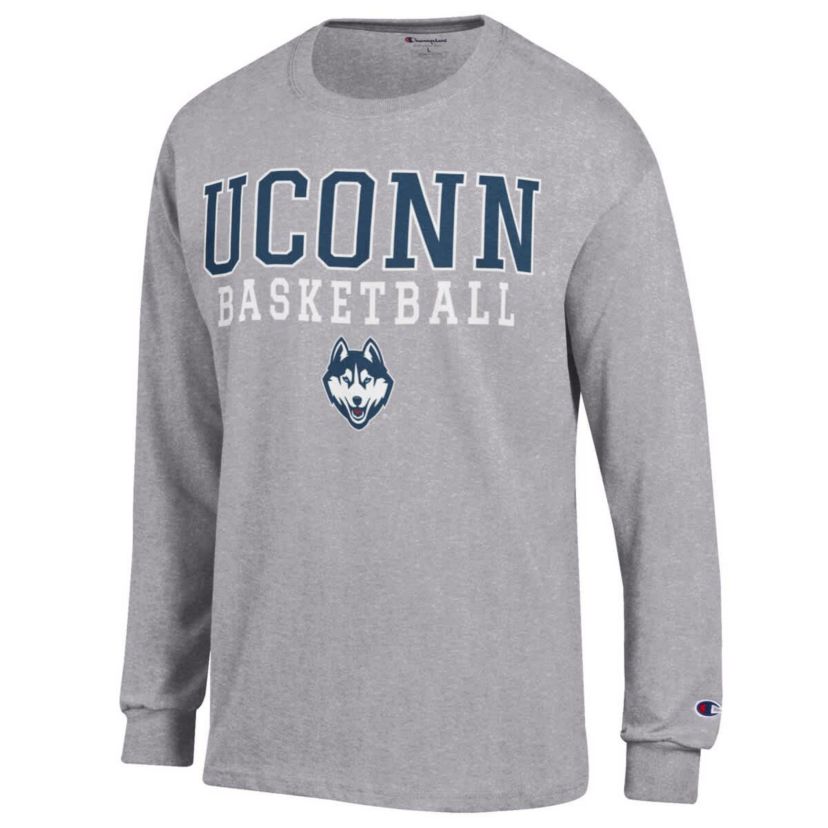 Connecticut Huskies NCAA UConn Huskies Basketball Stack Long Sleeve T-Shirt