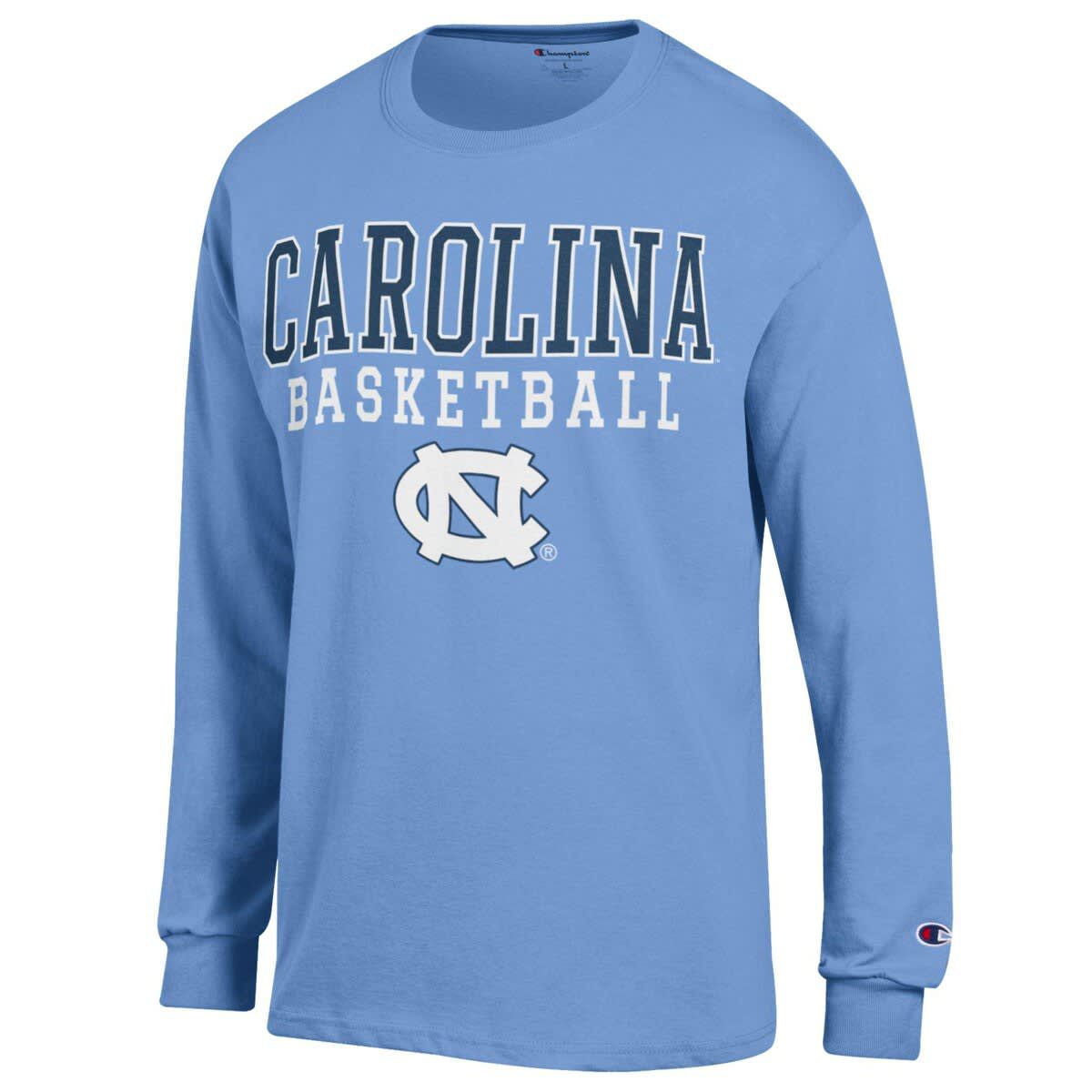 NCAA Carolina North Carolina Tar Heels Basketball Stack Long Sleeve T-Shirt