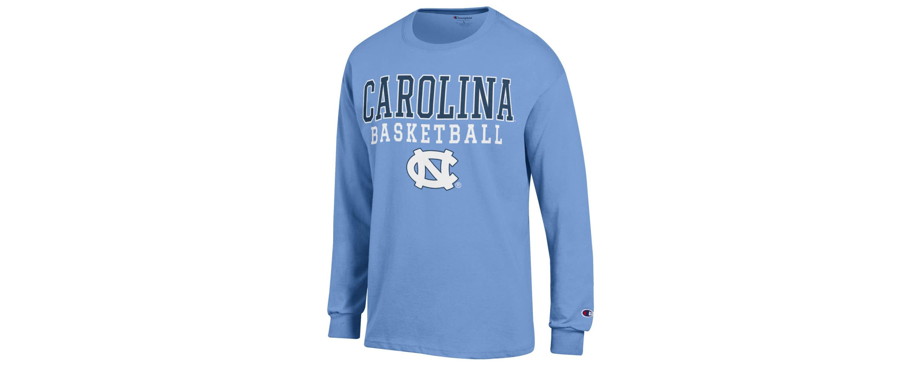 NCAA Carolina North Carolina Tar Heels Basketball Stack Long Sleeve T-Shirt
