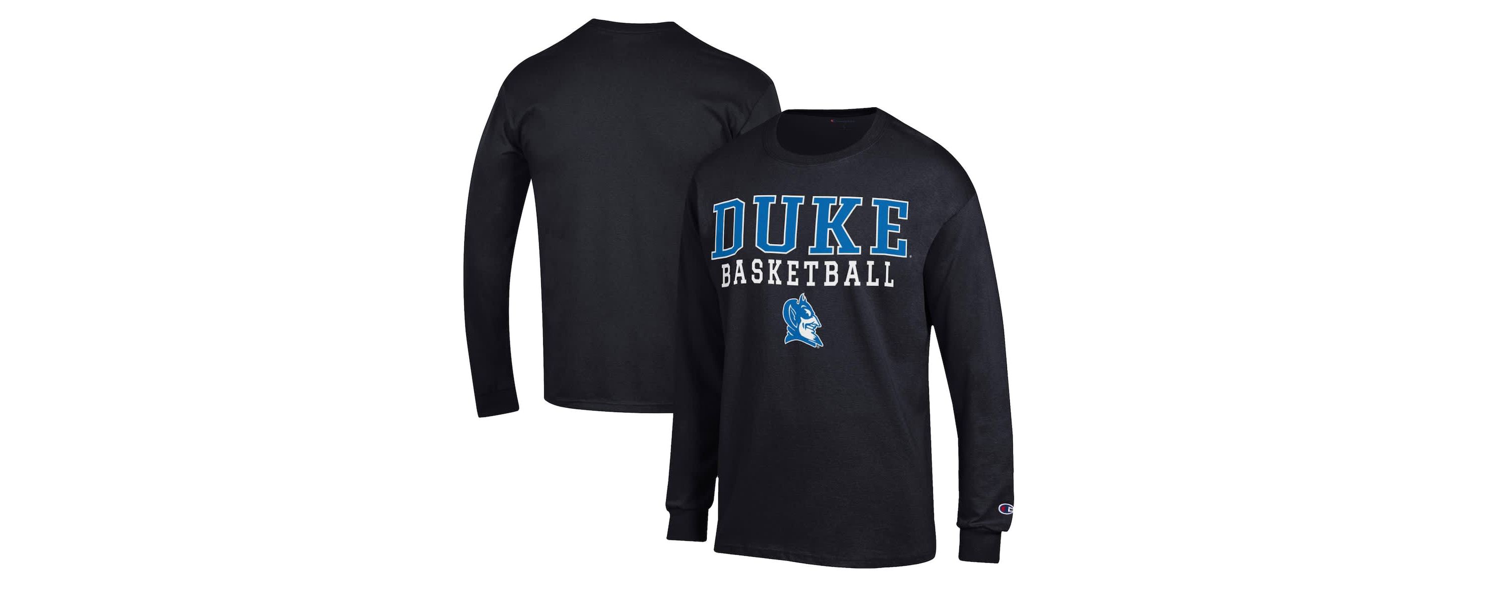 Duke Blue Devils NCAA Duke Devils Basketball Stack Long Sleeve T-Shirt