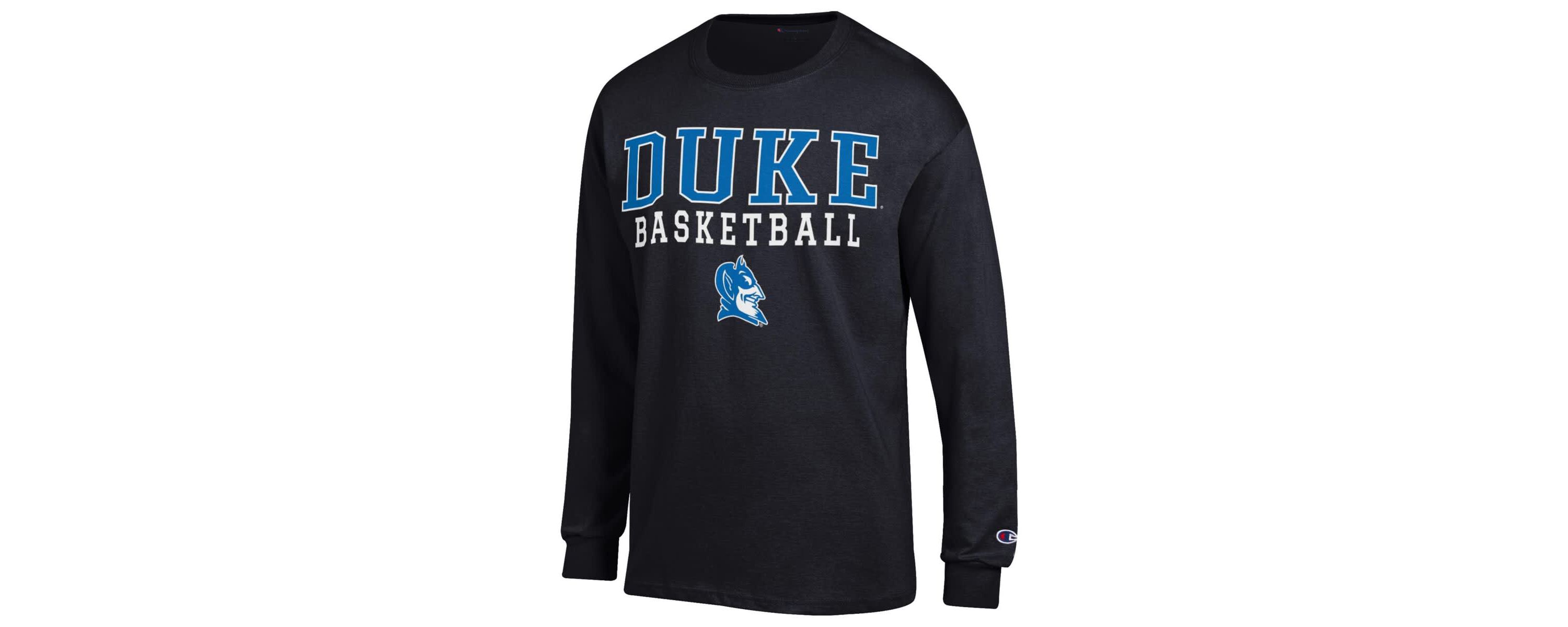 Duke Blue Devils NCAA Duke Devils Basketball Stack Long Sleeve T-Shirt