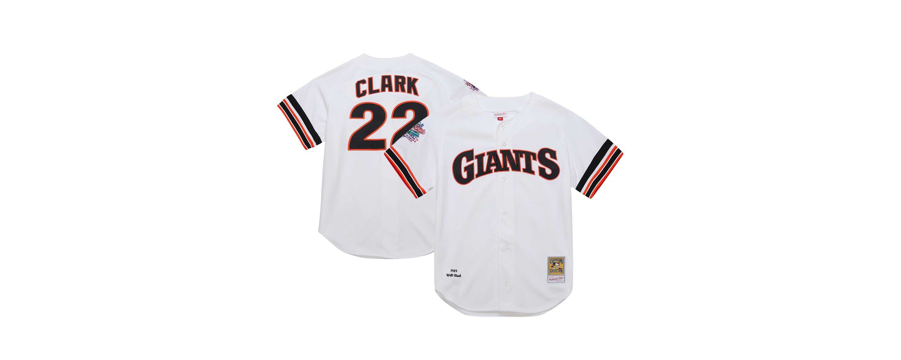 MLB Will Clark San Francisco Giants Cooperstown Collection 1989 Authentic Jersey