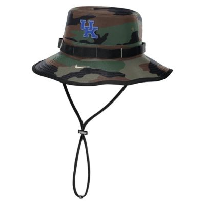 Men's NCAA Nike Kentucky Wildcats 2024 Military Appreciation Apex Bucket Hat, Medium