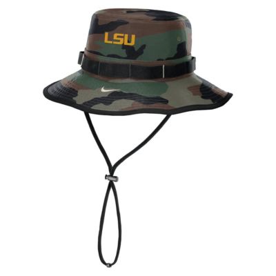Men's NCAA Nike LSU Tigers 2024 Military Appreciation Apex Bucket Hat
