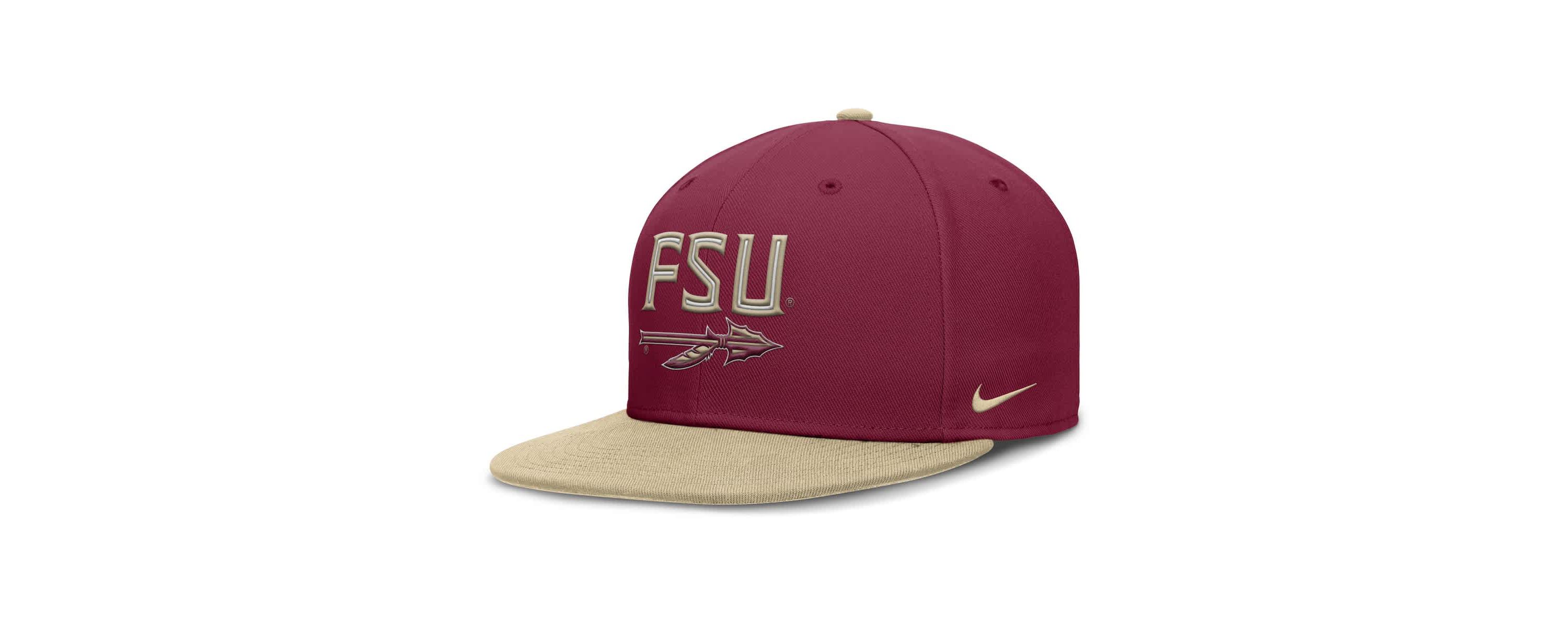 NCAA Nike Garnet/Gold Florida State Seminoles Two-Tone Primetime Performance Fitted Hat