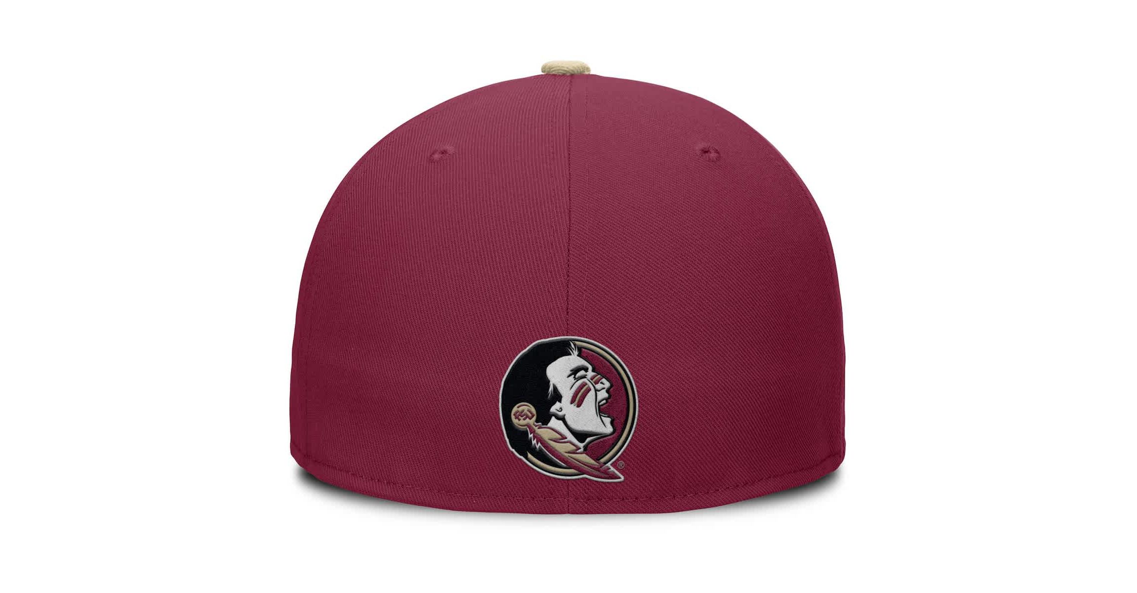 NCAA Nike Garnet/Gold Florida State Seminoles Two-Tone Primetime Performance Fitted Hat