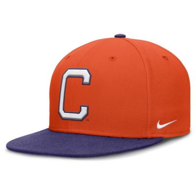 Men's NCAA Nike Orange/Purple Clemson Tigers Two-Tone Primetime Performance Fitted Hat