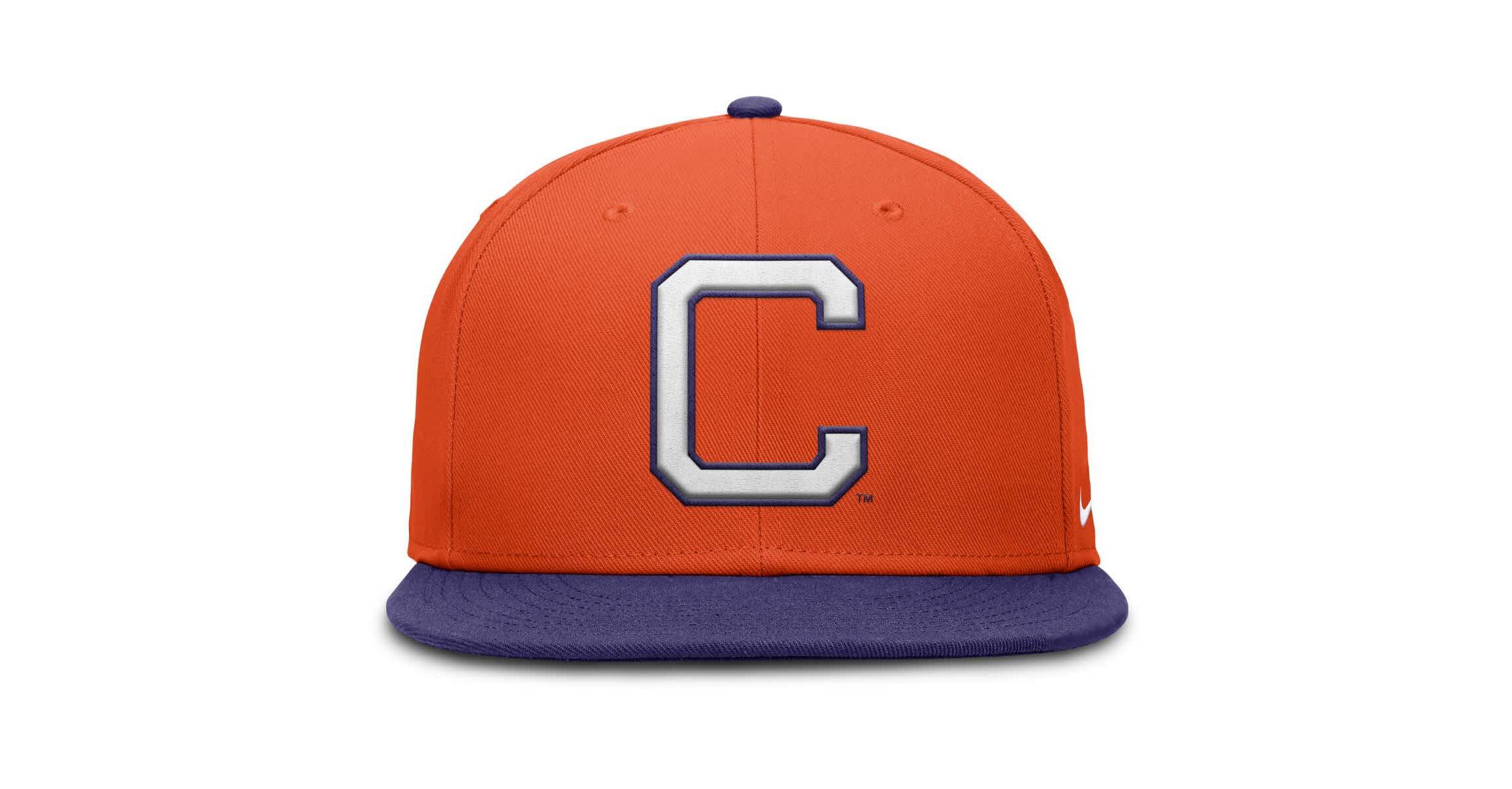 NCAA Nike Orange/Purple Clemson Tigers Two-Tone Primetime Performance Fitted Hat