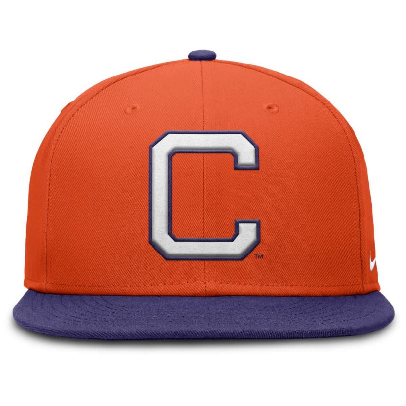 NCAA Nike Orange/Purple Clemson Tigers Two-Tone Primetime Performance Fitted Hat