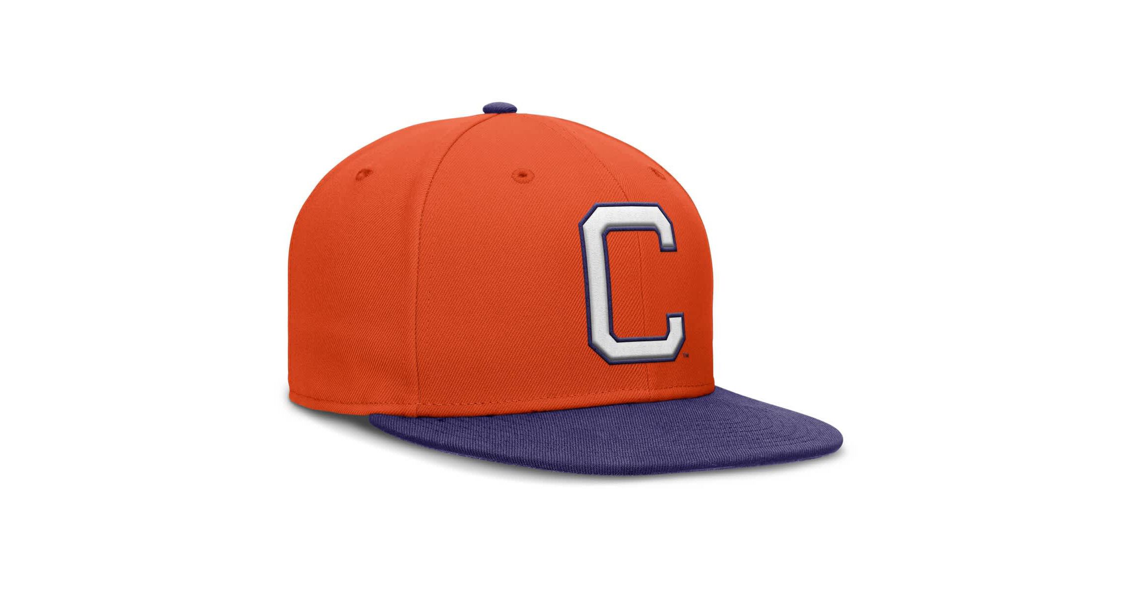 NCAA Nike Orange/Purple Clemson Tigers Two-Tone Primetime Performance Fitted Hat