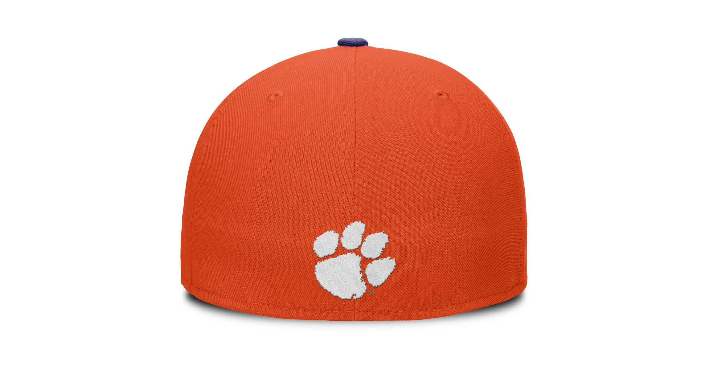 NCAA Nike Orange/Purple Clemson Tigers Two-Tone Primetime Performance Fitted Hat