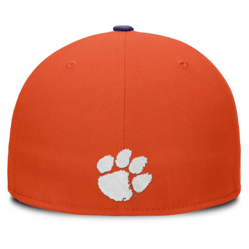 NCAA Nike Orange/Purple Clemson Tigers Two-Tone Primetime Performance Fitted Hat