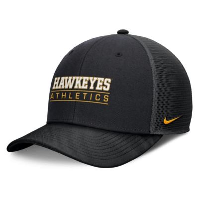 Men's NCAA Nike Iowa Hawkeyes Rise Adjustable Hat, Black