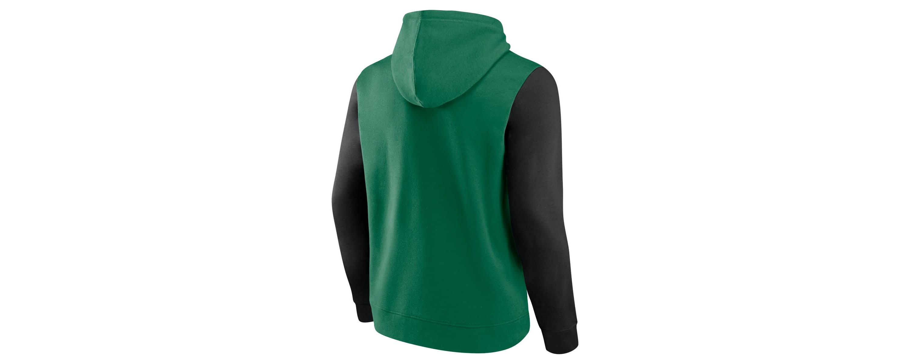NHL Logo Athletic Kelly Dallas Stars Deliver Fleece Pullover Hoodie