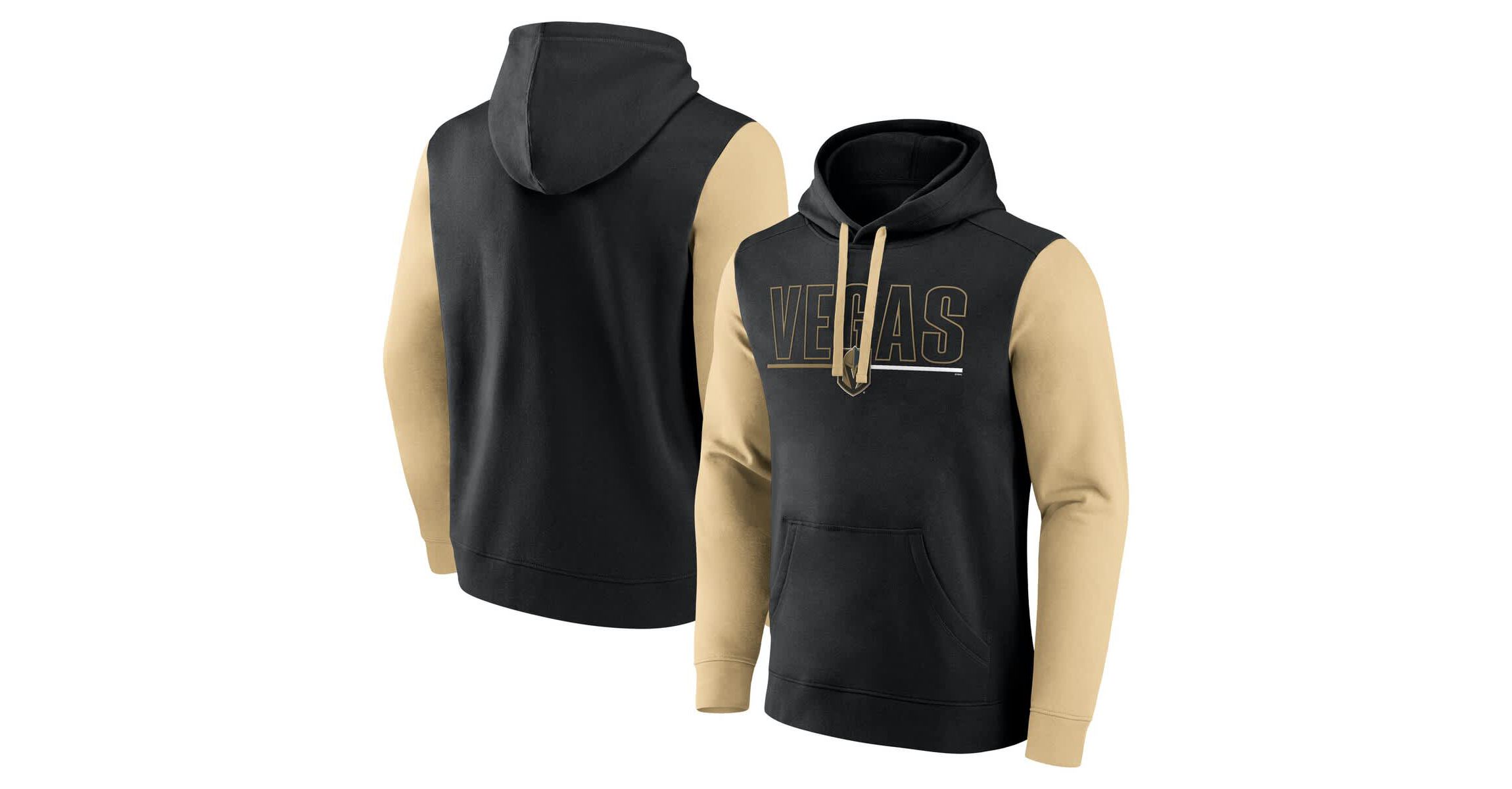 NHL Logo Athletic Vegas Golden Knights Deliver Fleece Pullover Hoodie