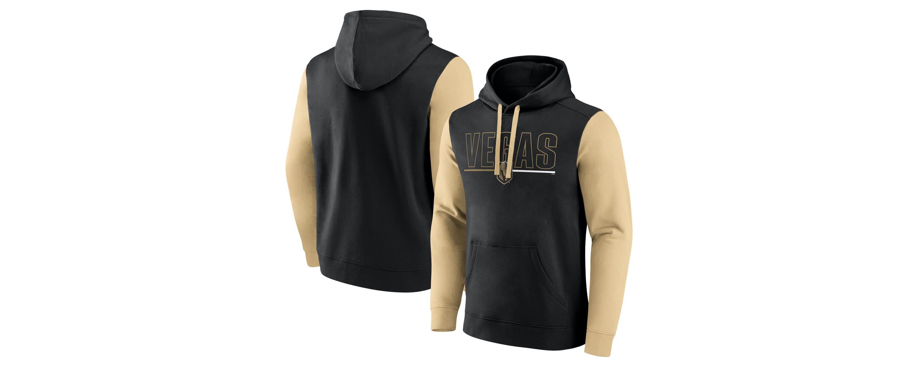NHL Logo Athletic Vegas Golden Knights Deliver Fleece Pullover Hoodie