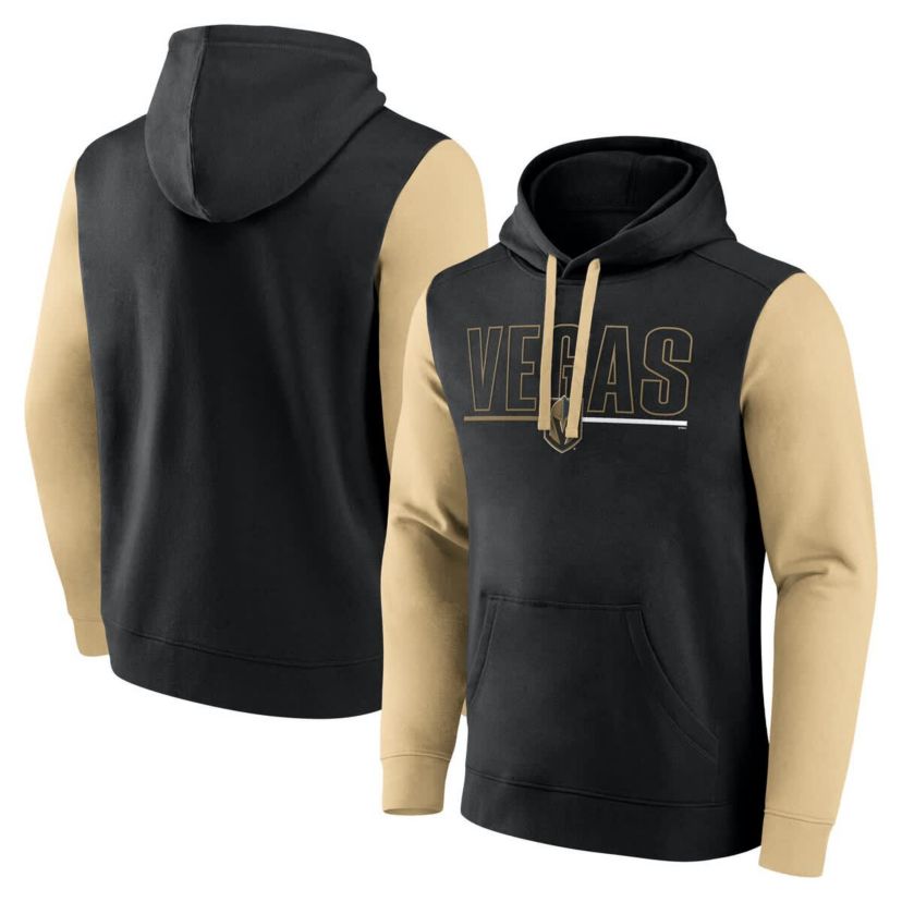 NHL Logo Athletic Vegas Golden Knights Deliver Fleece Pullover Hoodie