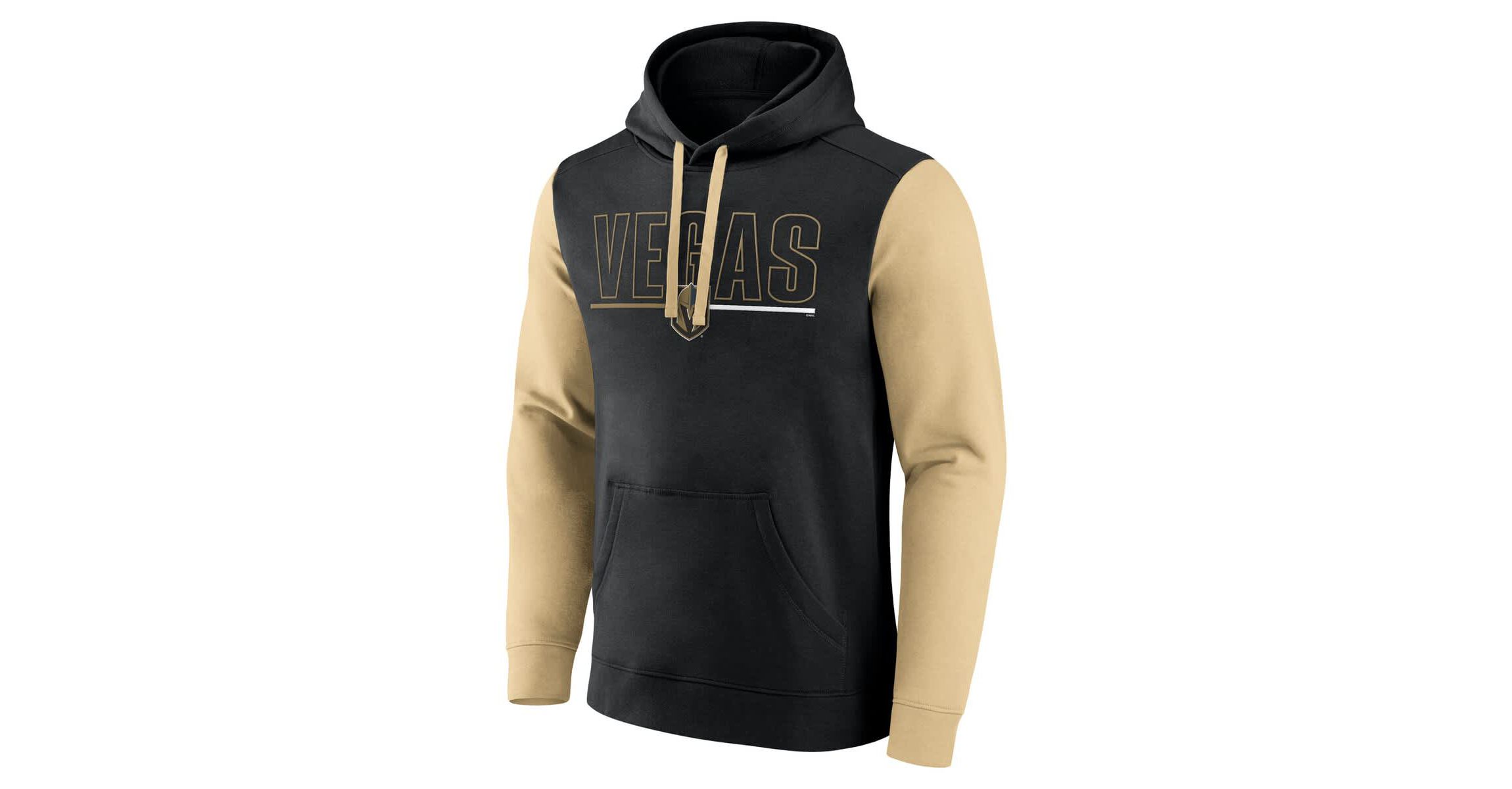 NHL Logo Athletic Vegas Golden Knights Deliver Fleece Pullover Hoodie