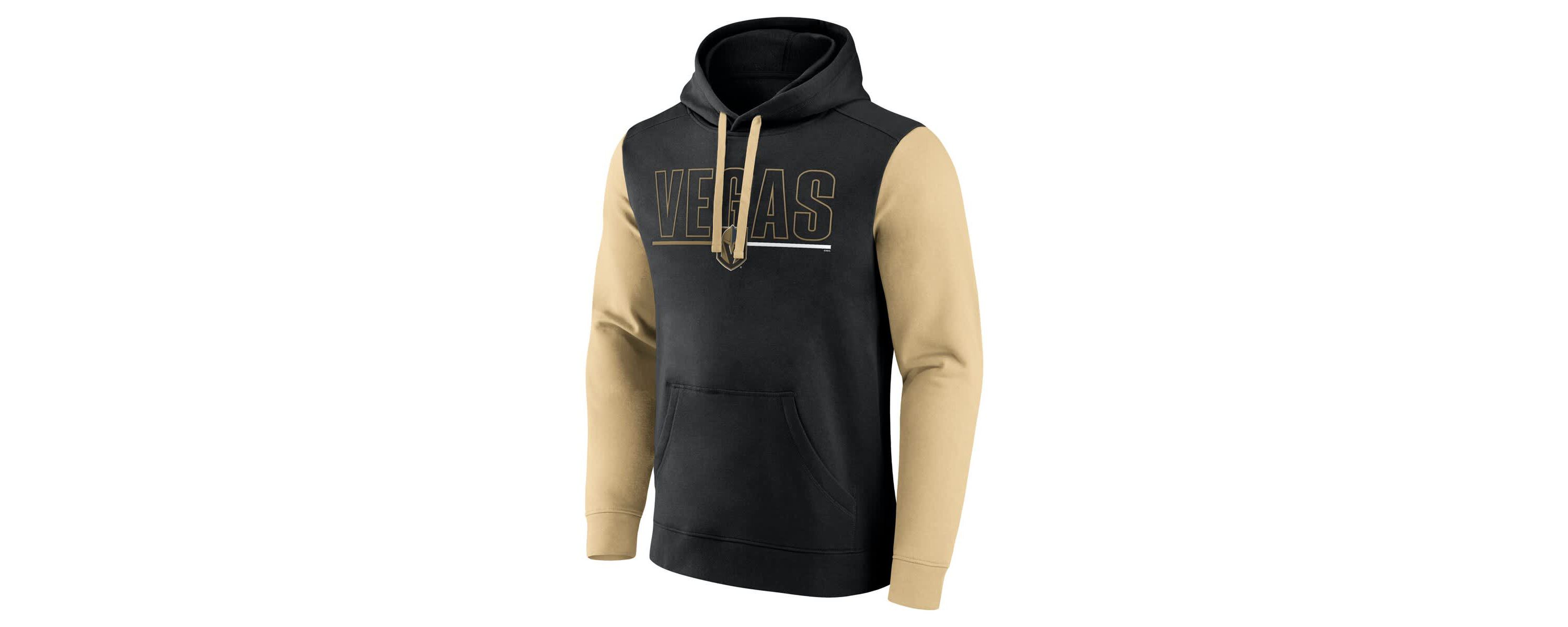 NHL Logo Athletic Vegas Golden Knights Deliver Fleece Pullover Hoodie