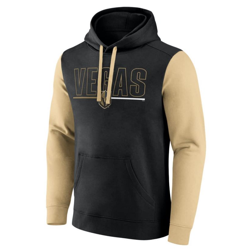 NHL Logo Athletic Vegas Golden Knights Deliver Fleece Pullover Hoodie