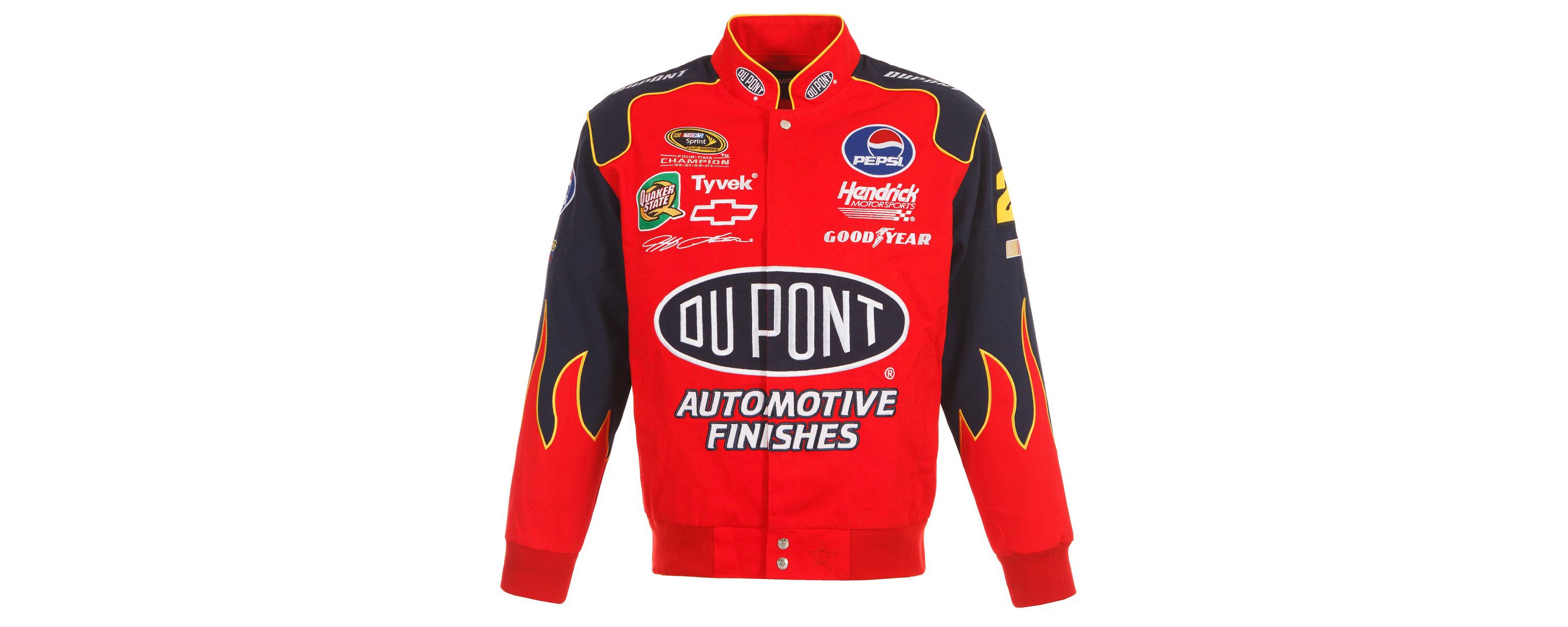 NASCAR Jeff Gordon DuPont Twill Driver Uniform Full-Snap Jacket