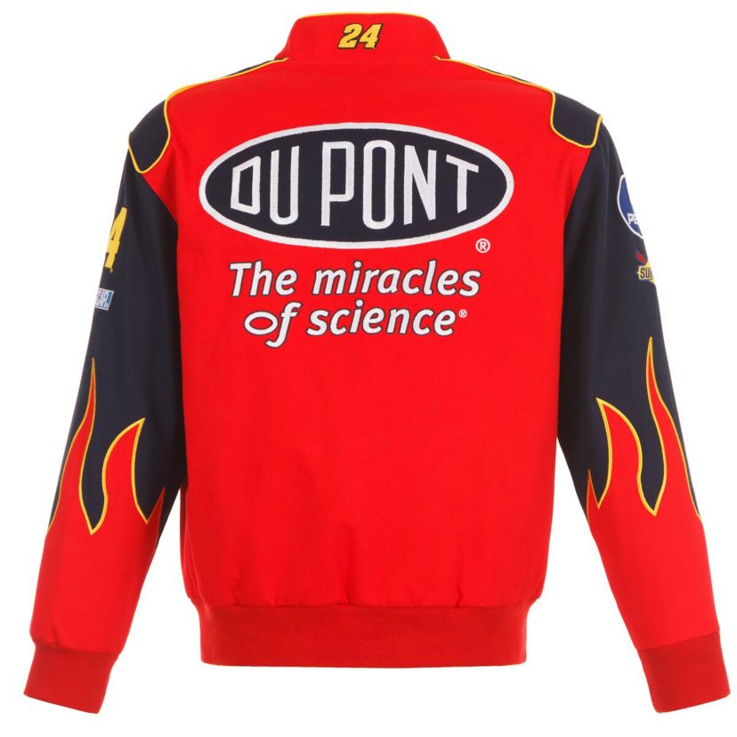 NASCAR Jeff Gordon DuPont Twill Driver Uniform Full-Snap Jacket