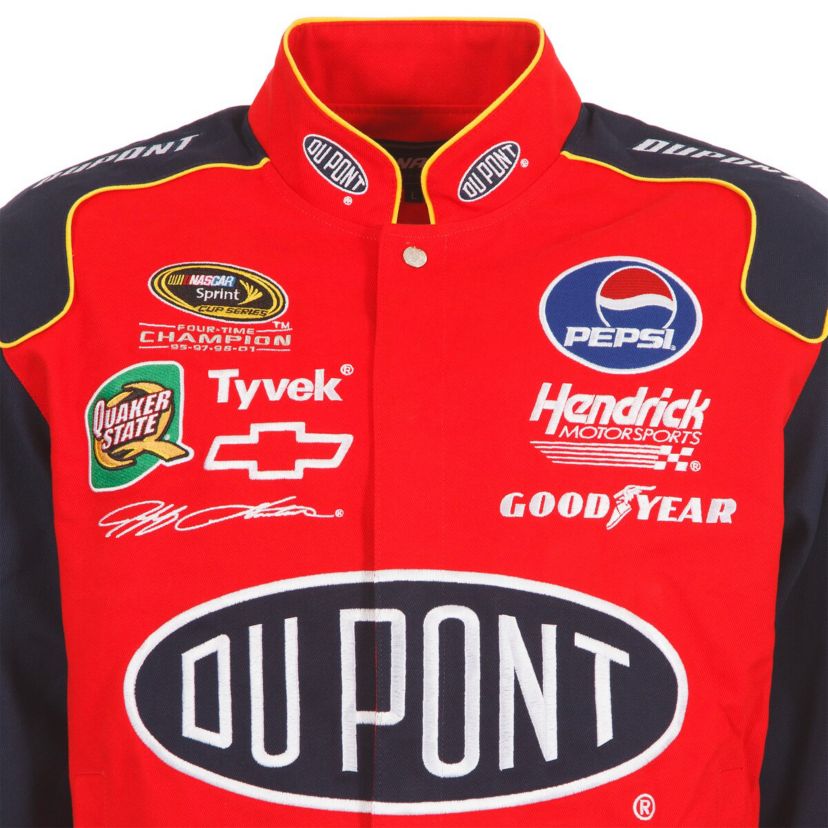 NASCAR Jeff Gordon DuPont Twill Driver Uniform Full-Snap Jacket