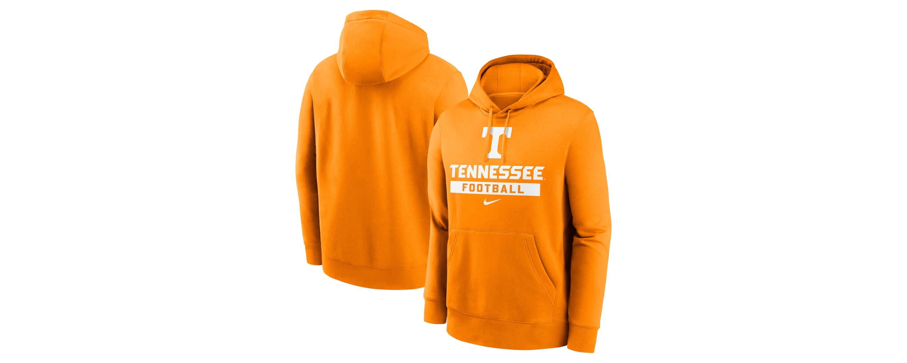 NCAA Nike Tennessee Tennessee Volunteers Football Stack Club Fleece Pullover Hoodie