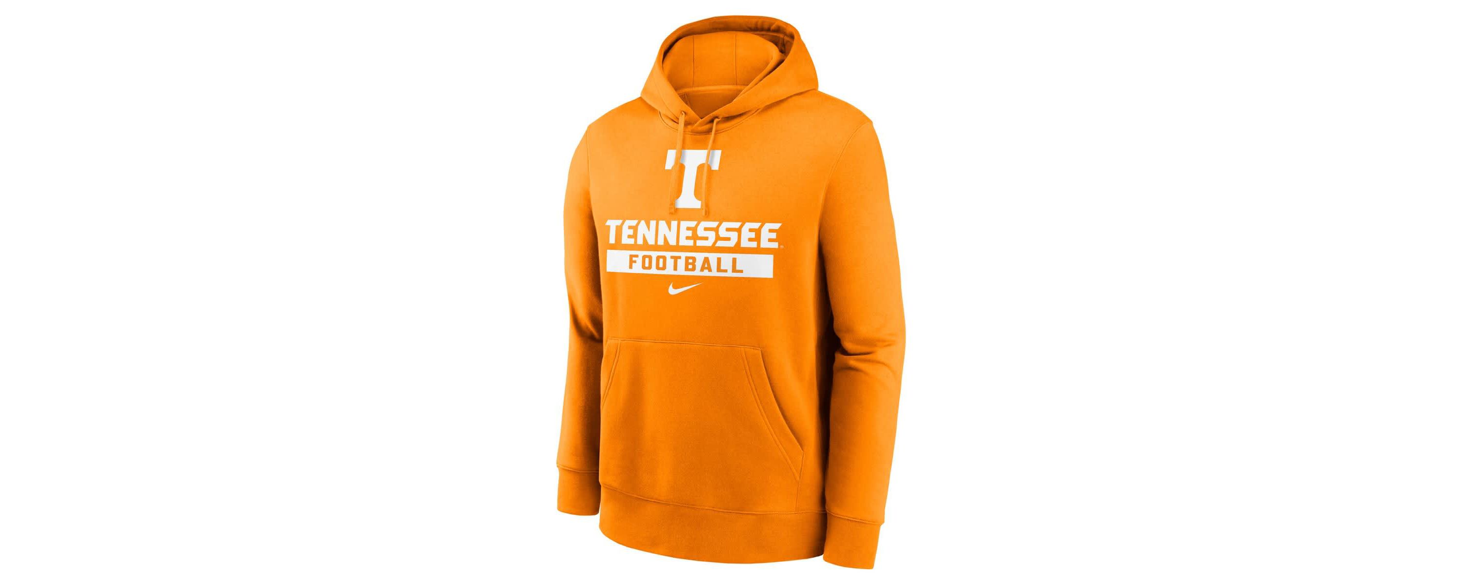 NCAA Nike Tennessee Tennessee Volunteers Football Stack Club Fleece Pullover Hoodie