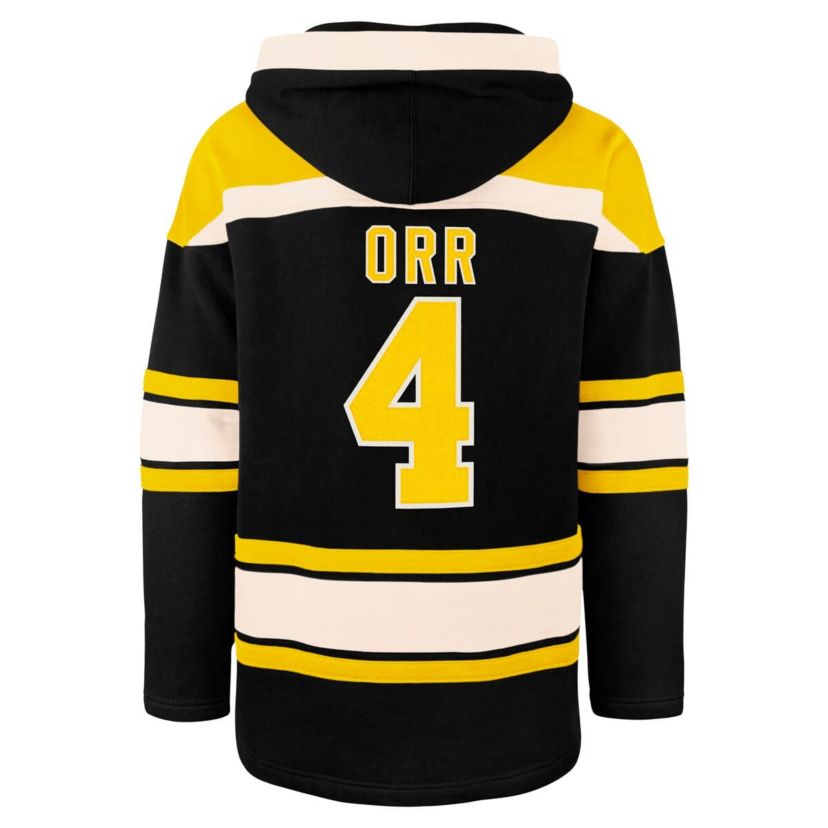 NHL Bobby Orr Retired Player Name & Number Lacer Pullover Hoodie