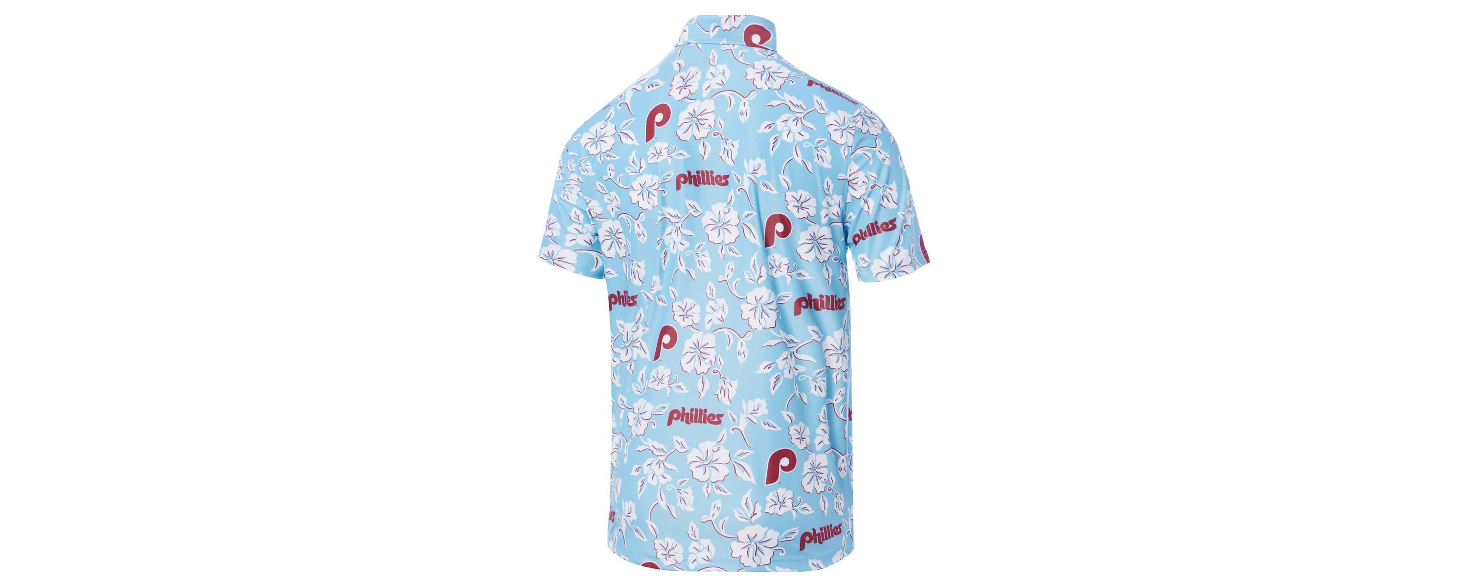 MLB Light Philadelphia Phillies Cooperstown Collection Performance Polo