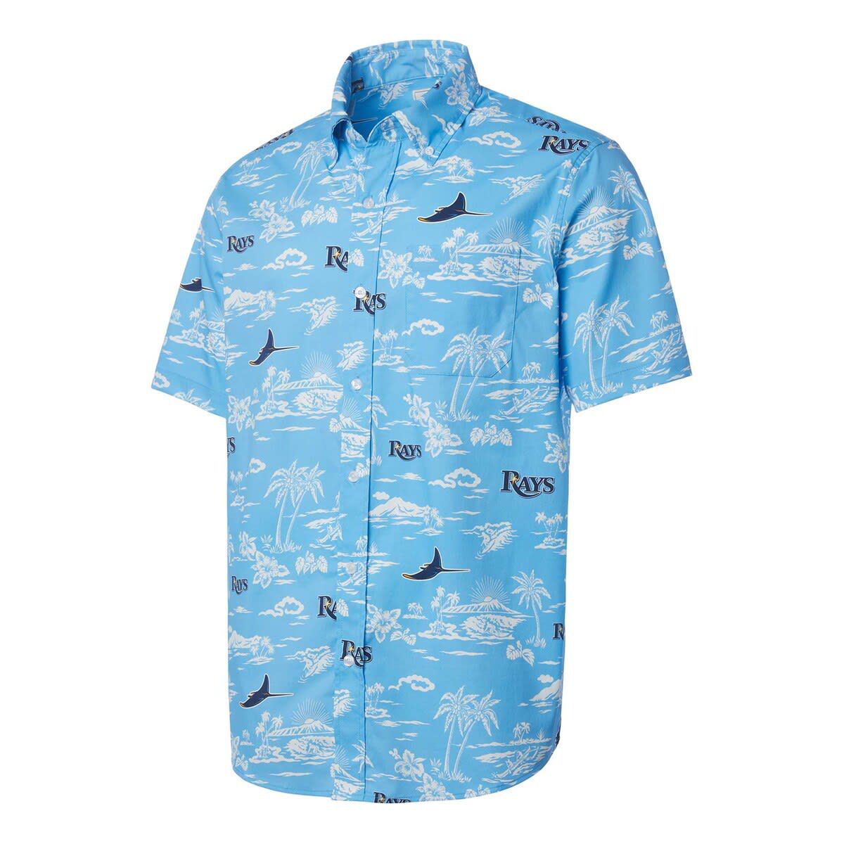 MLB Light Tampa Bay Rays Kekai Button-Down Shirt