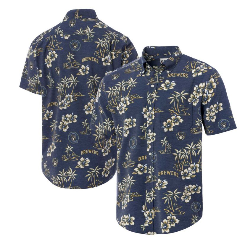 MLB Milwaukee Brewers Kekai Button-Down Shirt