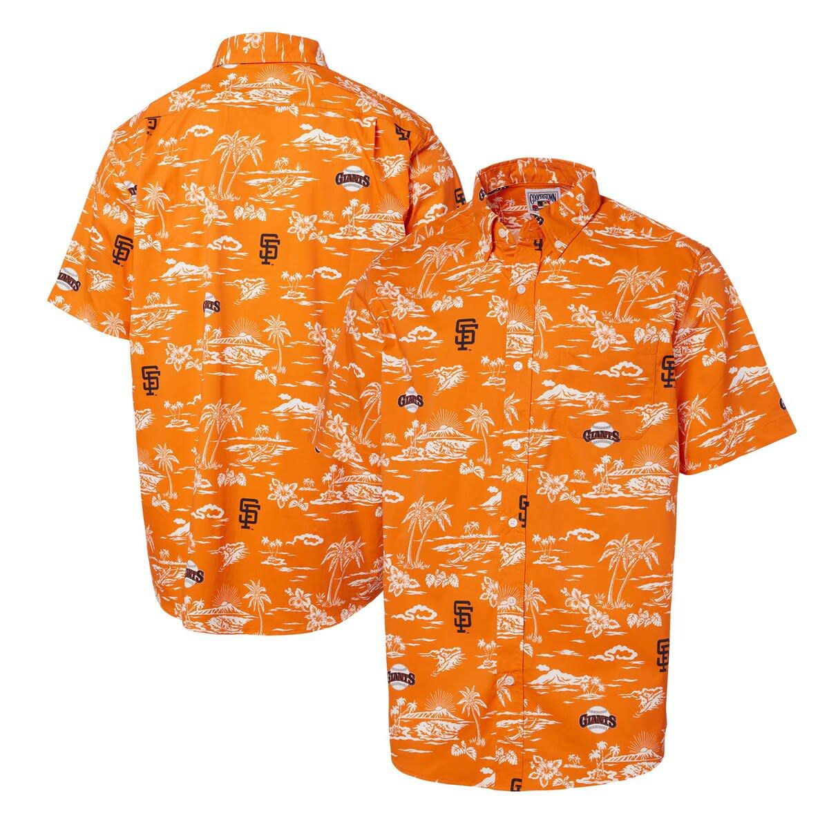 MLB San Francisco Giants Cooperstown Collection Kekai Button-Down Shirt