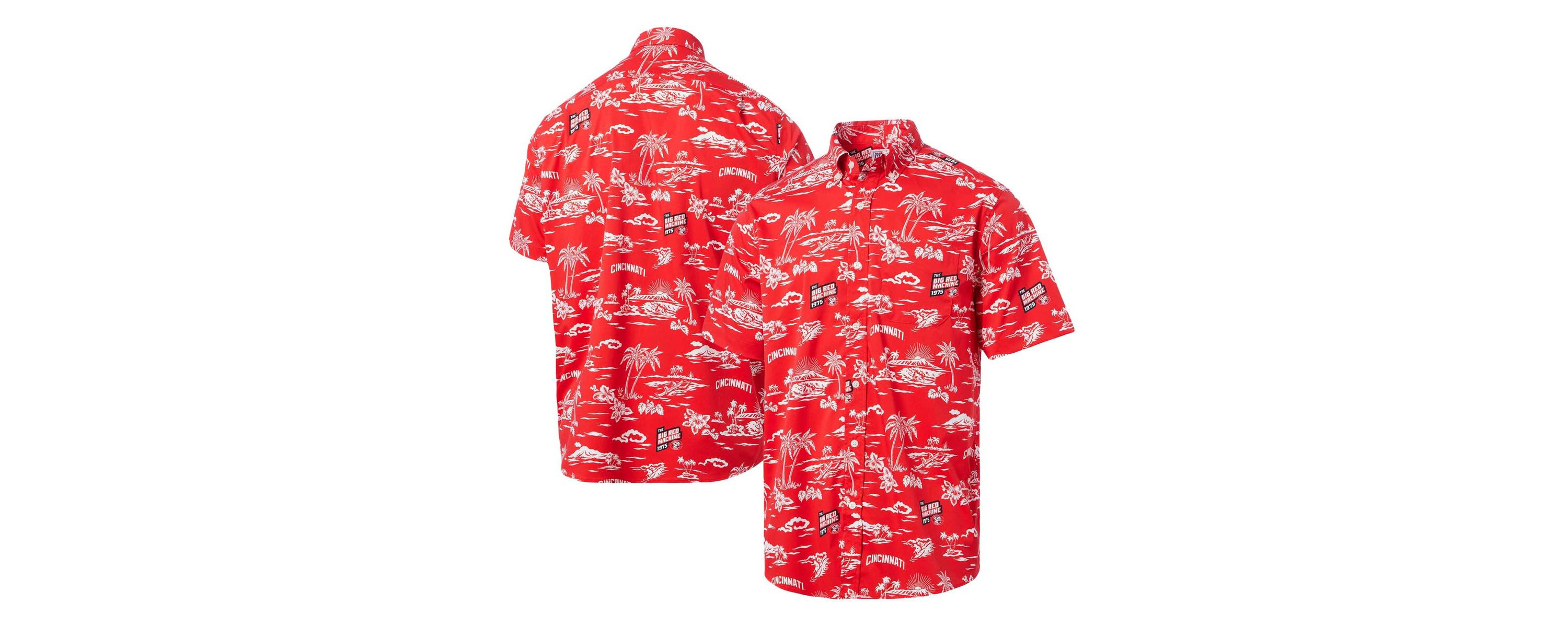 MLB Cincinnati Reds Cooperstown Collection Kekai Button-Down Shirt