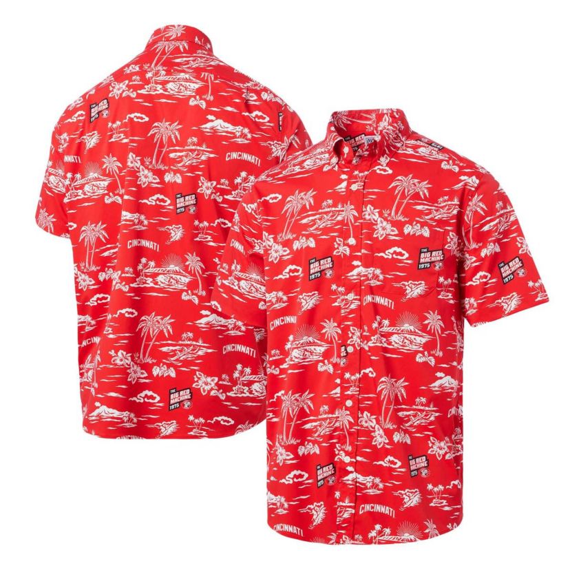 MLB Cincinnati Reds Cooperstown Collection Kekai Button-Down Shirt