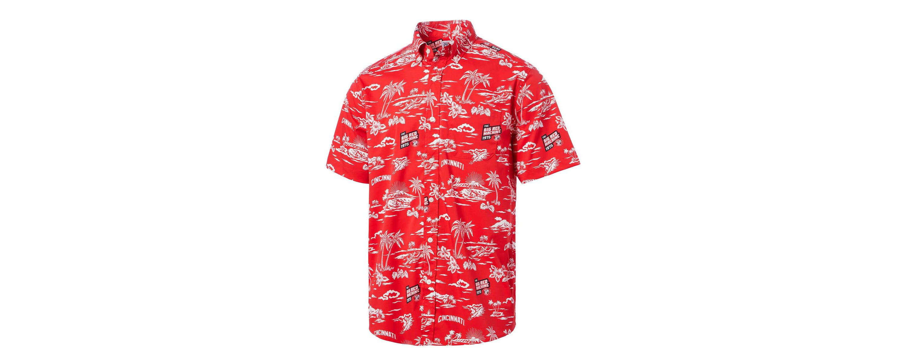 MLB Cincinnati Reds Cooperstown Collection Kekai Button-Down Shirt