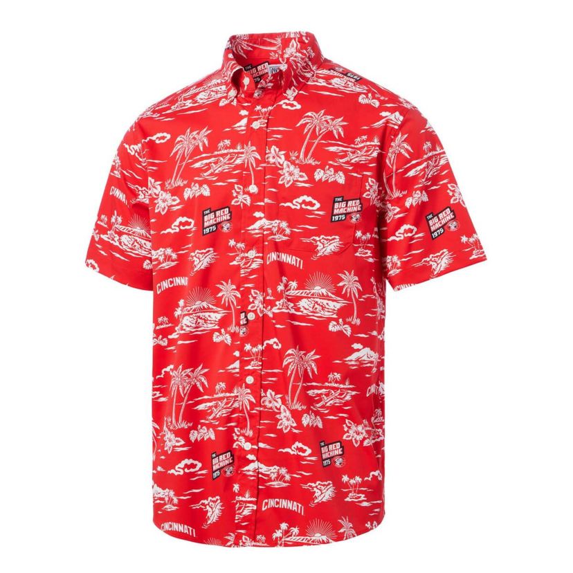 MLB Cincinnati Reds Cooperstown Collection Kekai Button-Down Shirt