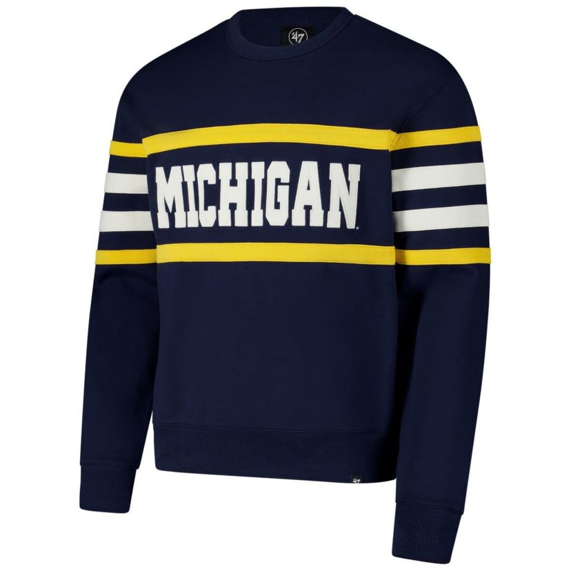 NCAA Michigan Wolverines Coaches Collection Pullover Sweatshirt