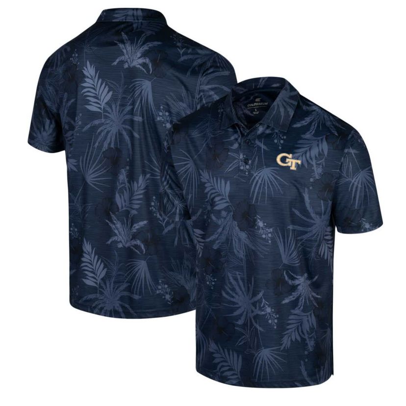 Georgia Tech Yellow Jackets NCAA Georgia Tech Jackets Palms Polo